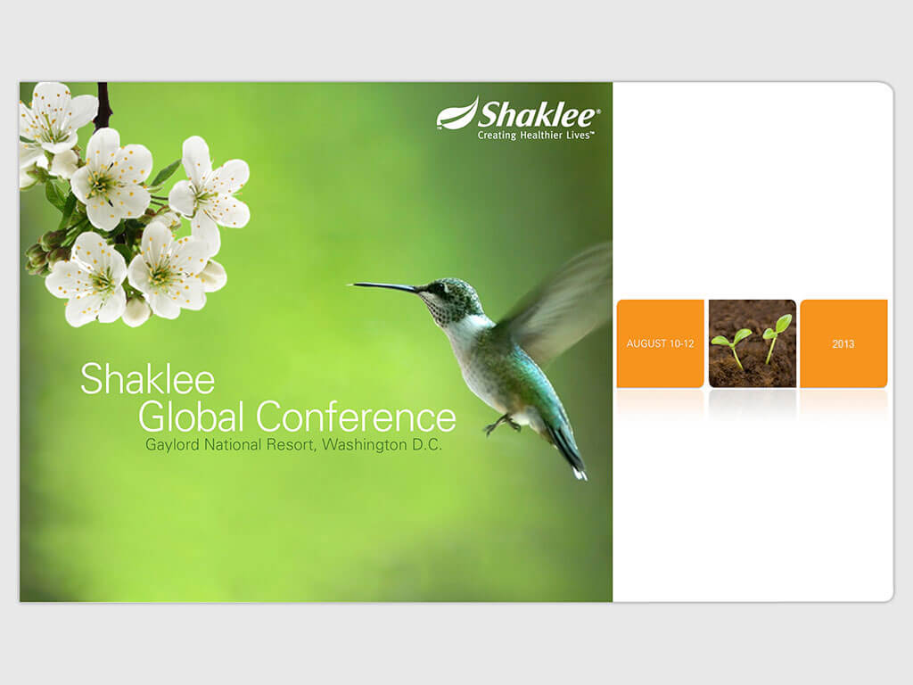 Shaklee Conference Presentation Design Image